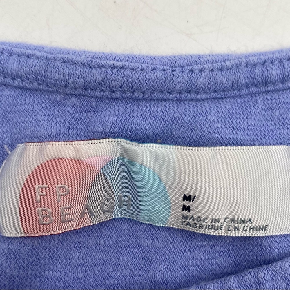 FREE PEOPLE BEACH I Tank Top Purple Lavendar Medium - Picture 5 of 10